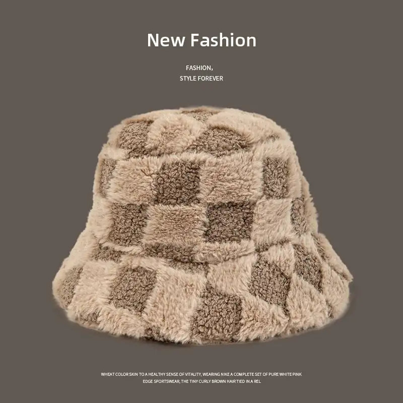 Lambswool Fisherman Basin Hat for Autumn and Winter