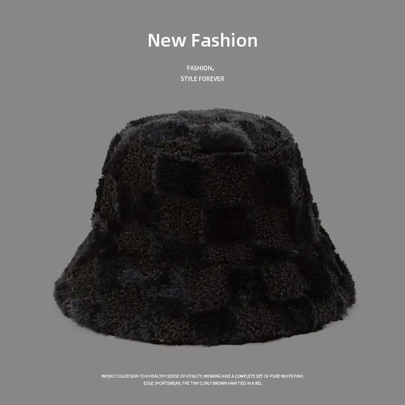 Lambswool Fisherman Basin Hat for Autumn and Winter