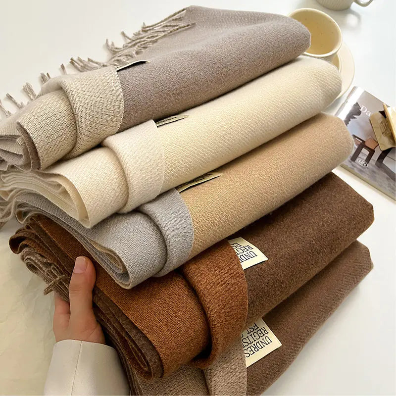 2023 Double-Sided Cashmere Scarf for Women (Couple)