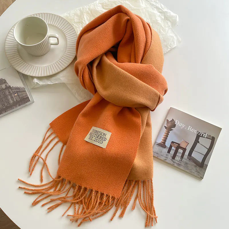 2023 Double-Sided Cashmere Scarf for Women (Couple)