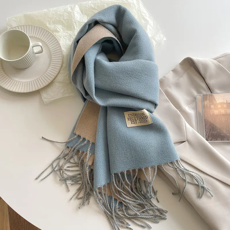 2023 Double-Sided Cashmere Scarf for Women (Couple)