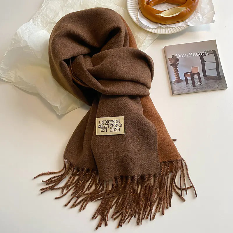 2023 Double-Sided Cashmere Scarf for Women (Couple)