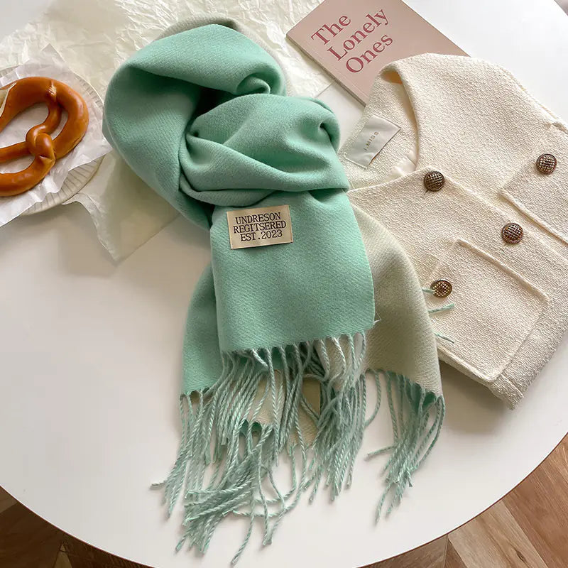 2023 Double-Sided Cashmere Scarf for Women (Couple)