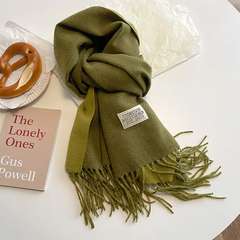 2023 Double-Sided Cashmere Scarf for Women (Couple)