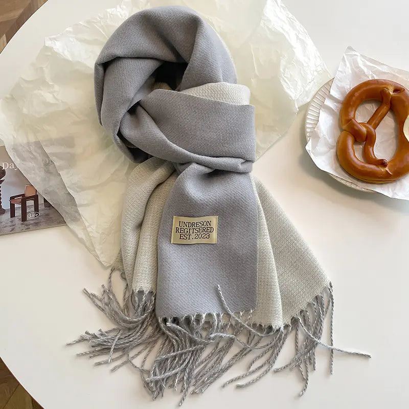 2023 Double-Sided Cashmere Scarf for Women (Couple)