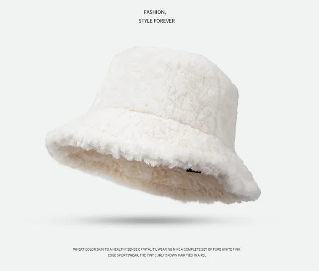 Lambswool Fisherman Hat for Women - Winter Fashion