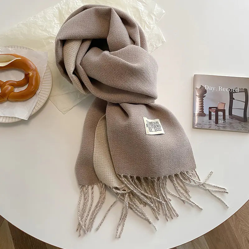 2023 Double-Sided Cashmere Scarf for Women (Couple)