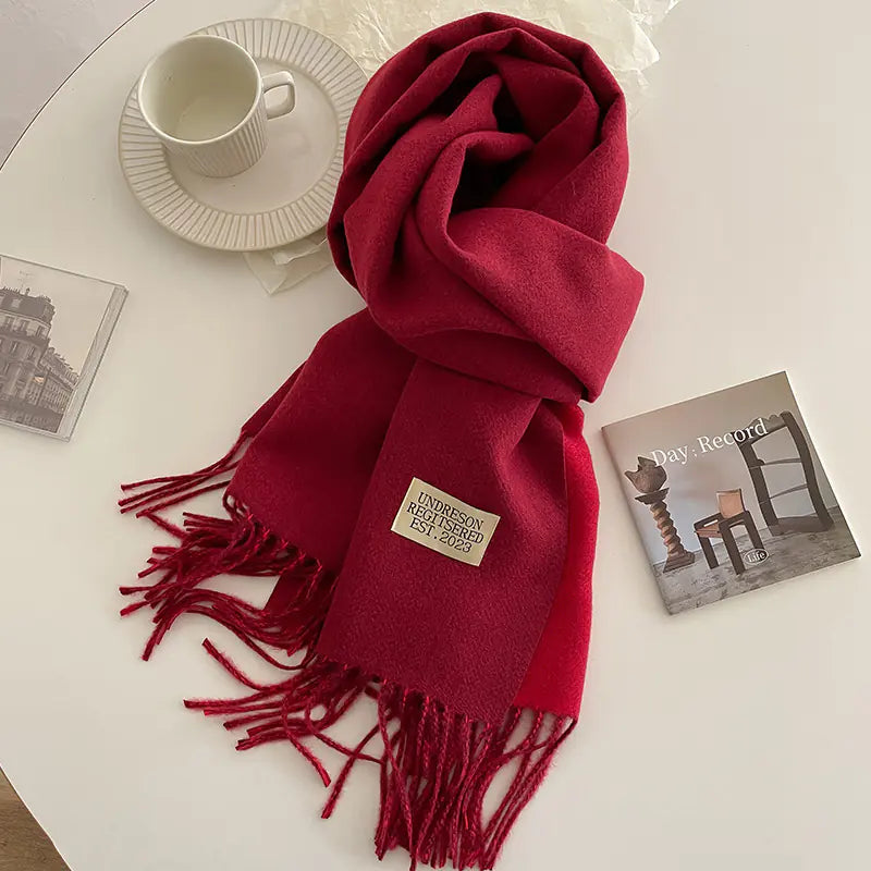 2023 Double-Sided Cashmere Scarf for Women (Couple)