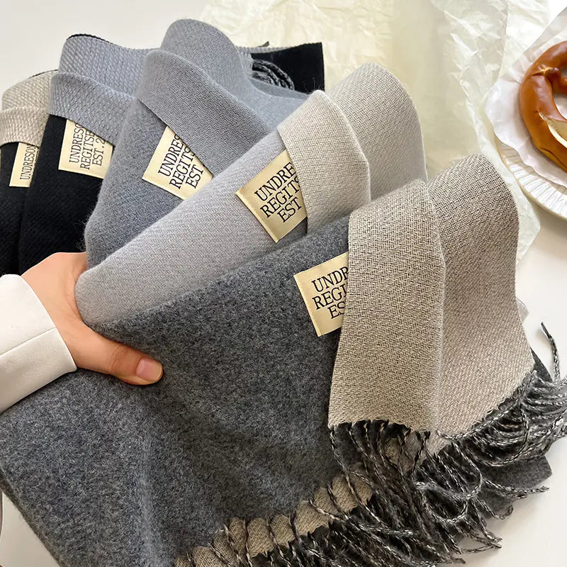 2023 Double-Sided Cashmere Scarf for Women (Couple)